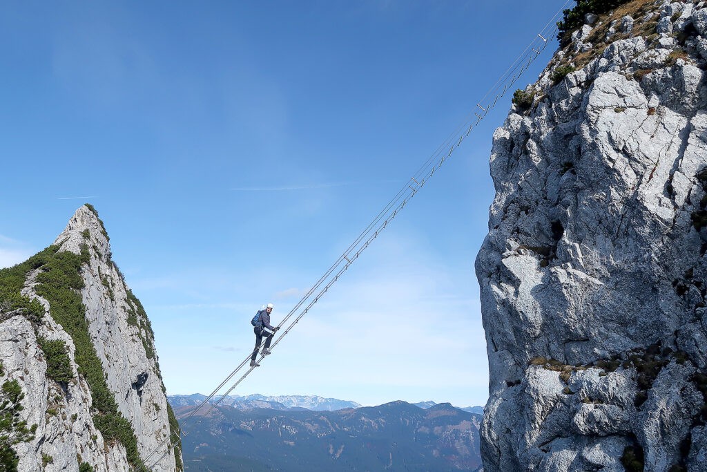 Vodeni vzpon na Donnerkogel ferata Intersport