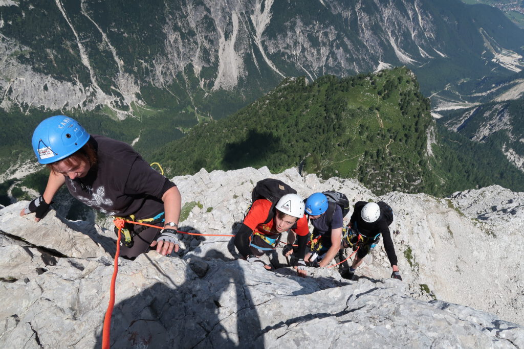 Vodenje v ferati Mala Mojstrovka