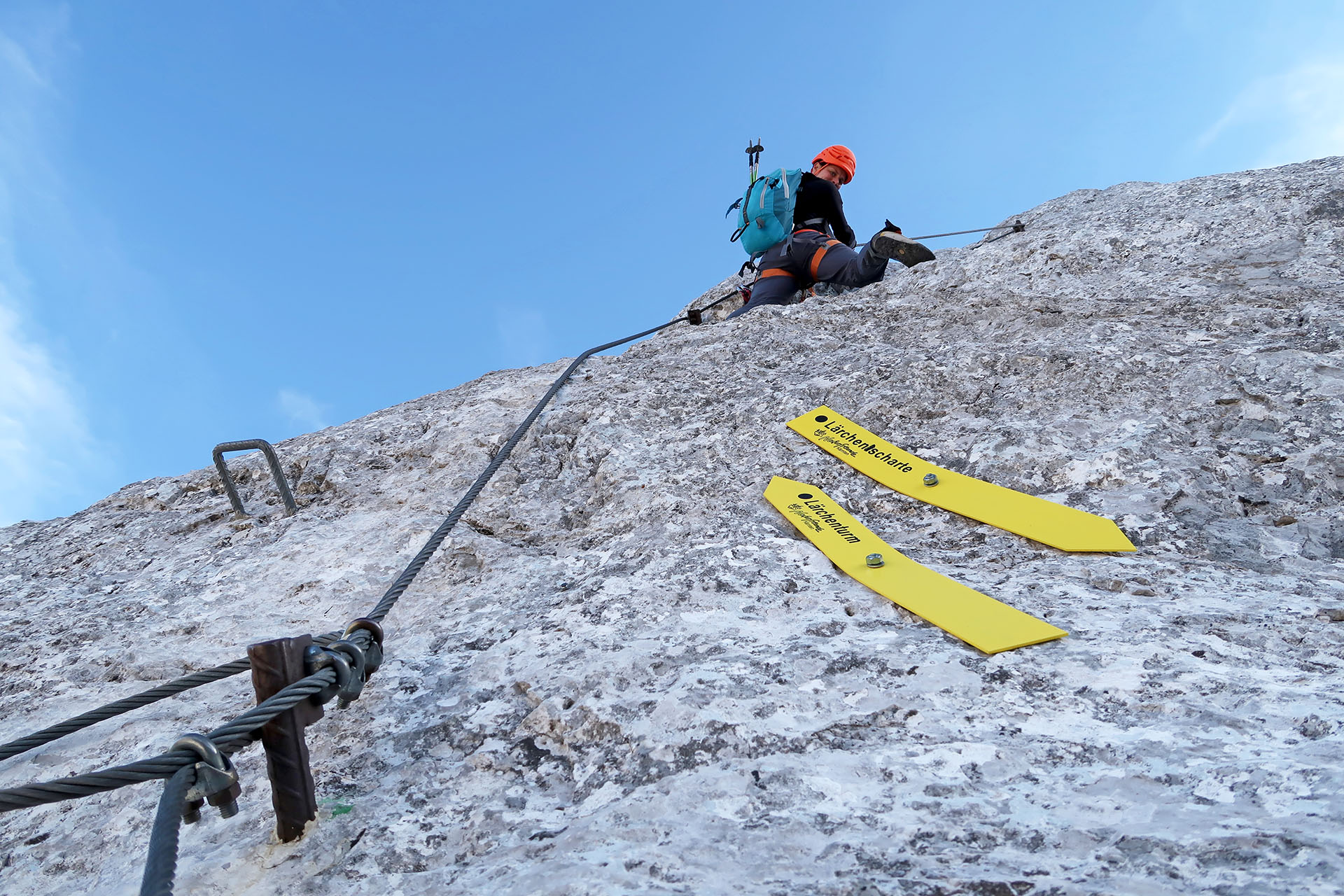 guided ascent on via ferrata cjajnik and kosutnikov turn