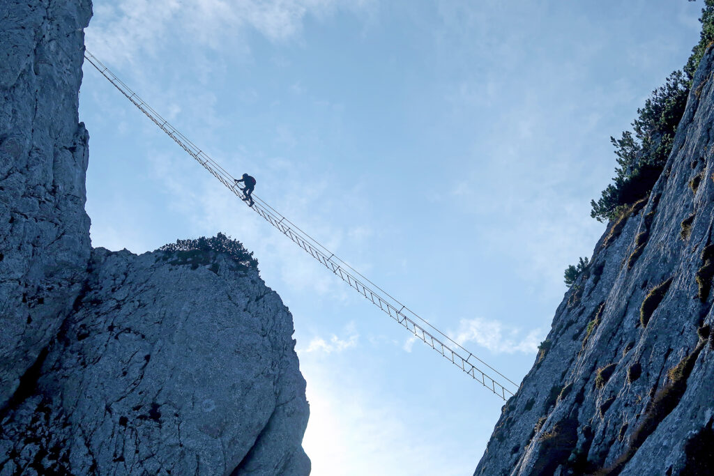 guided ascent on via ferrata Intersport Donnerkogel