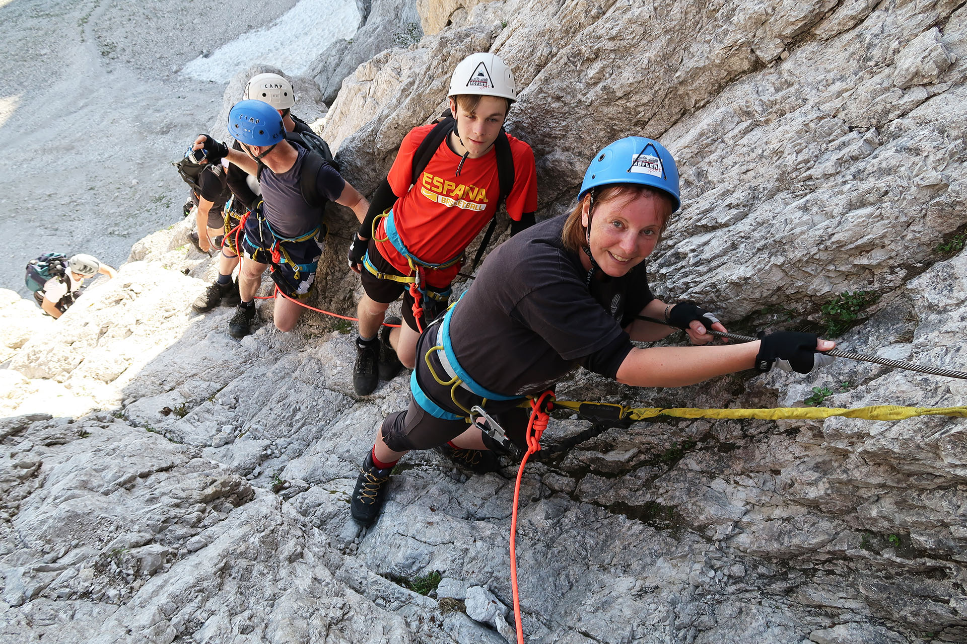 Via ferrata in Julian Alps - Hanzova path - Mala Mojstrova