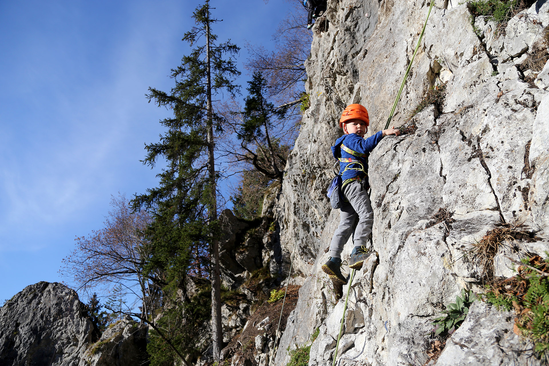 Športno plezaje v plezališčih Kranjske Gore