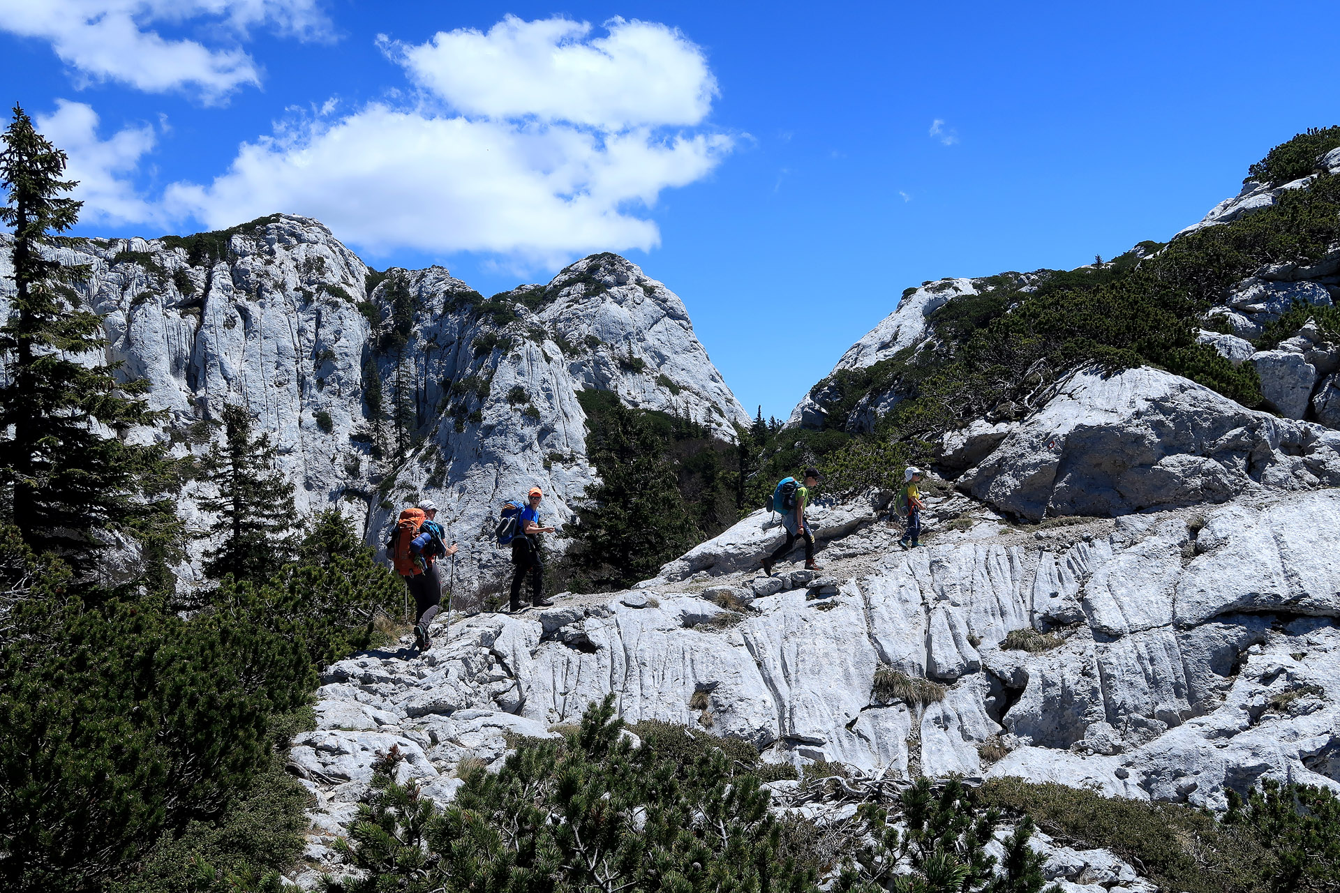 Treking po divjem Velebitu po Premužičevi stazi.