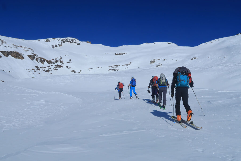 Beginner ski touring course in Slovenia