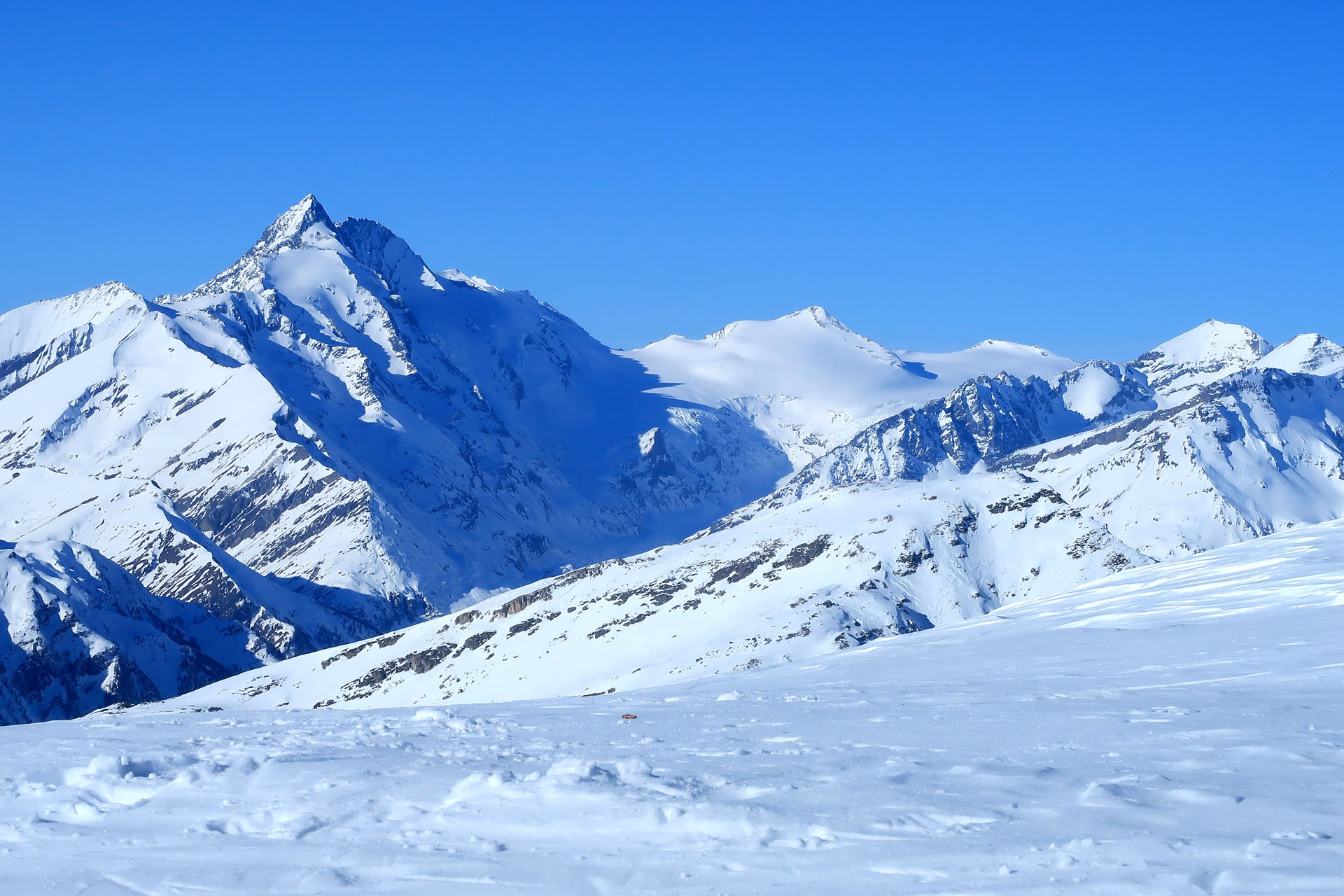 Guided ski touring course in slovenian and Austrina mountains