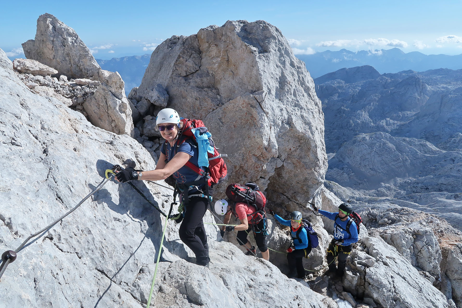 Private ascent with mountain guide to Mount Triglav 2864m from Vrata valley