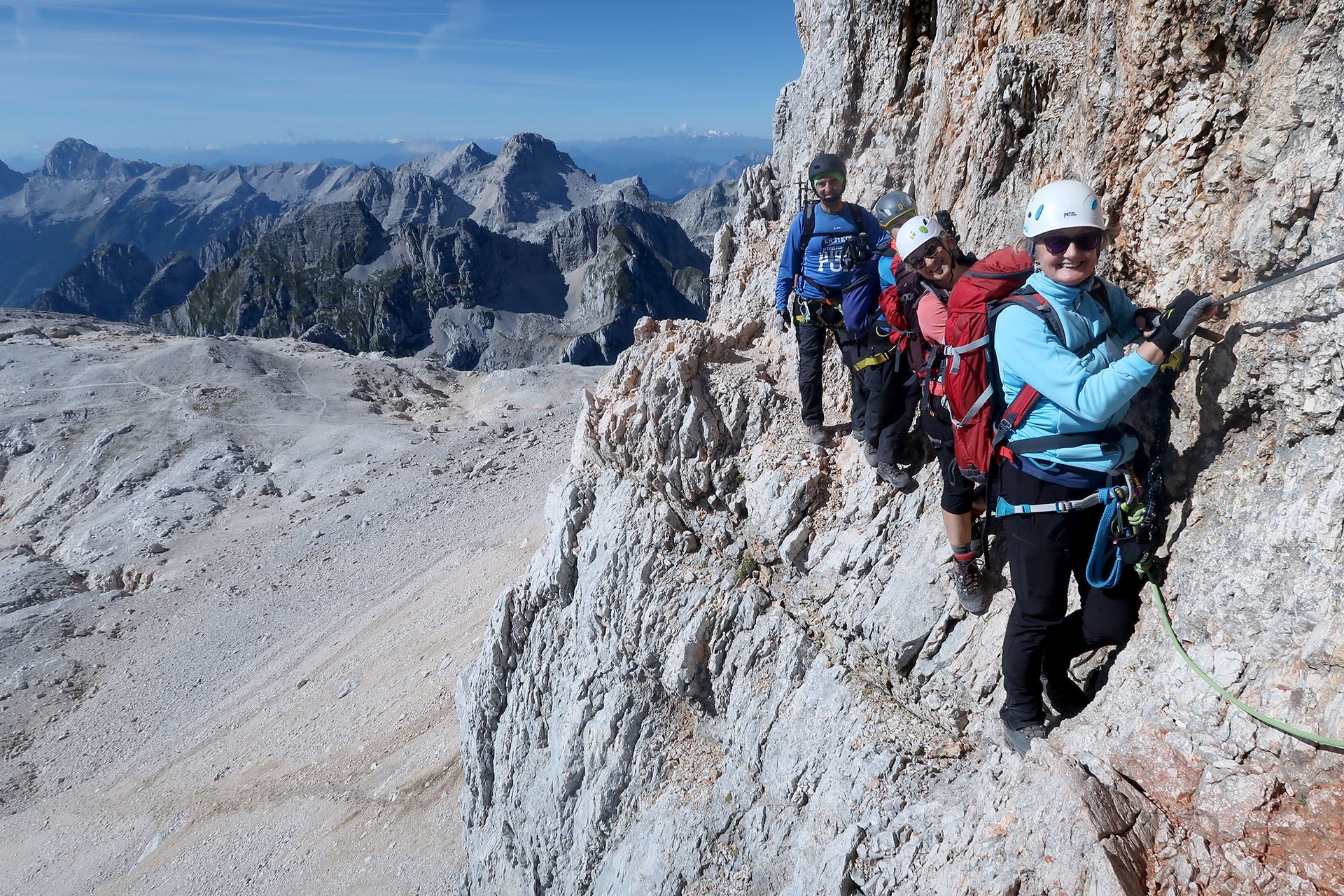 Triglav private guided tours from Vrata valley over BAMBERG'S PATH