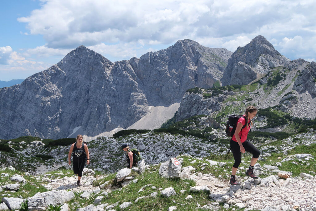 Group ascents on Triglav from the Krma valley
