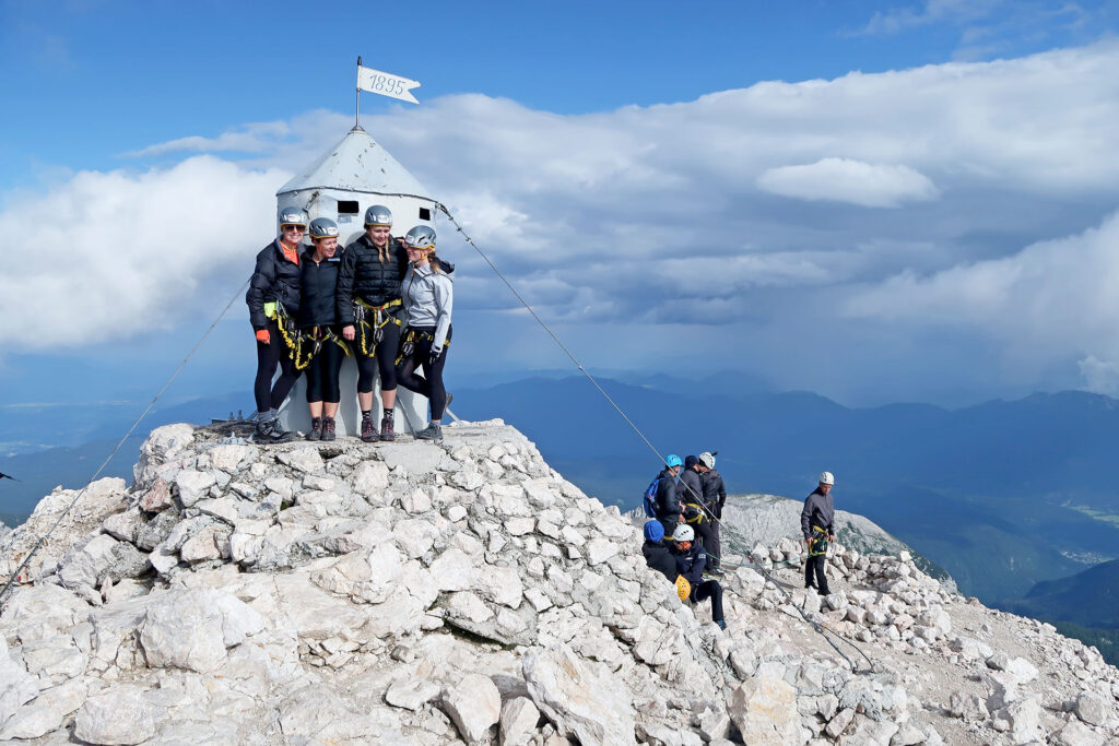 Group ascents on Triglav from Krma valley