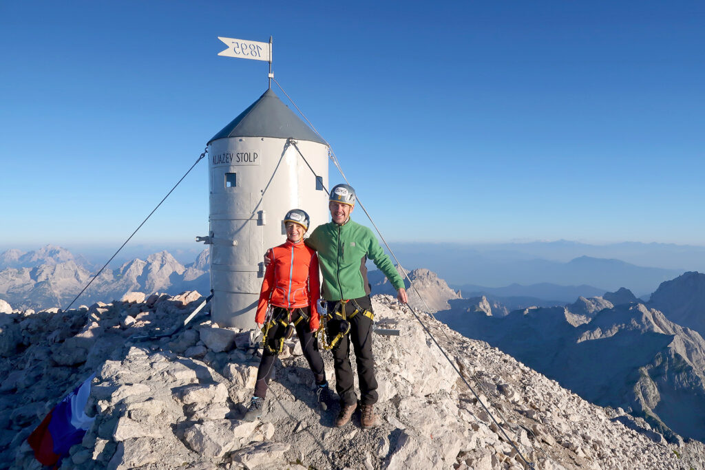 Triglav private ascent from Krma guided by IFMGA guides