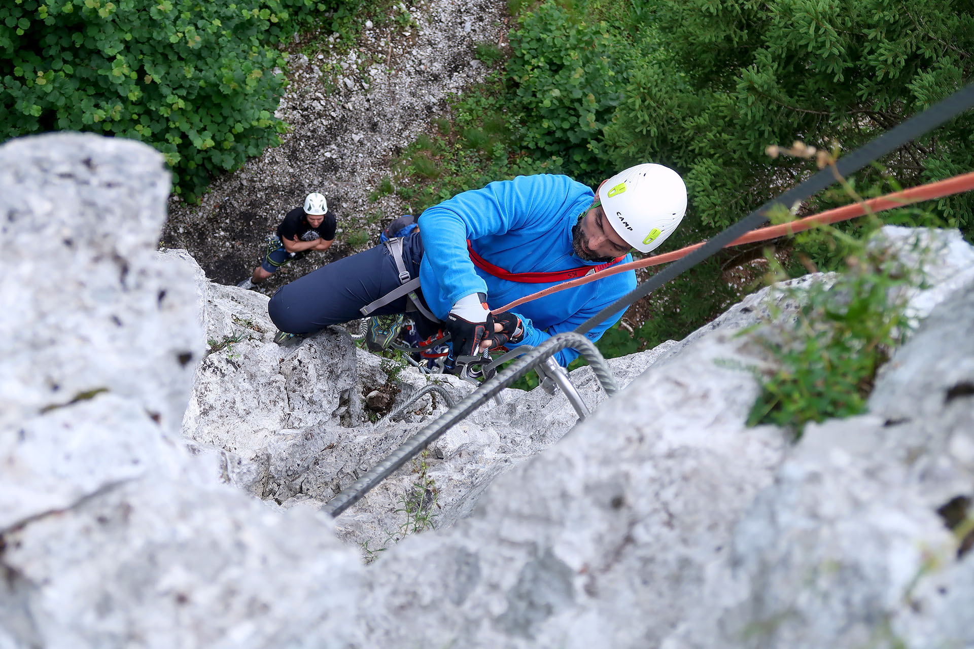 Advance via ferrata course with IFMGA guides