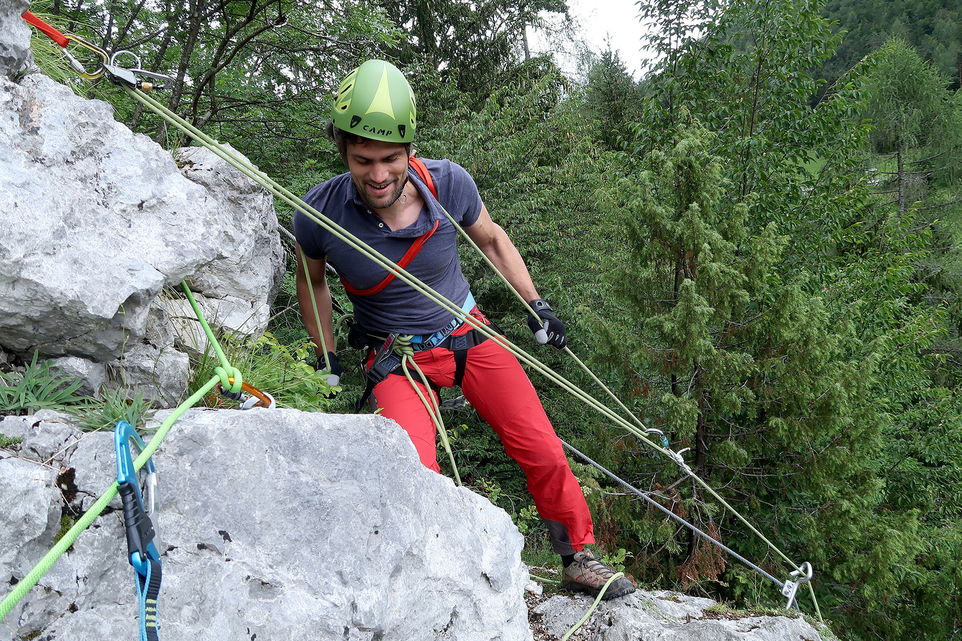 Upgrade your knowledge in advance via ferrata course.