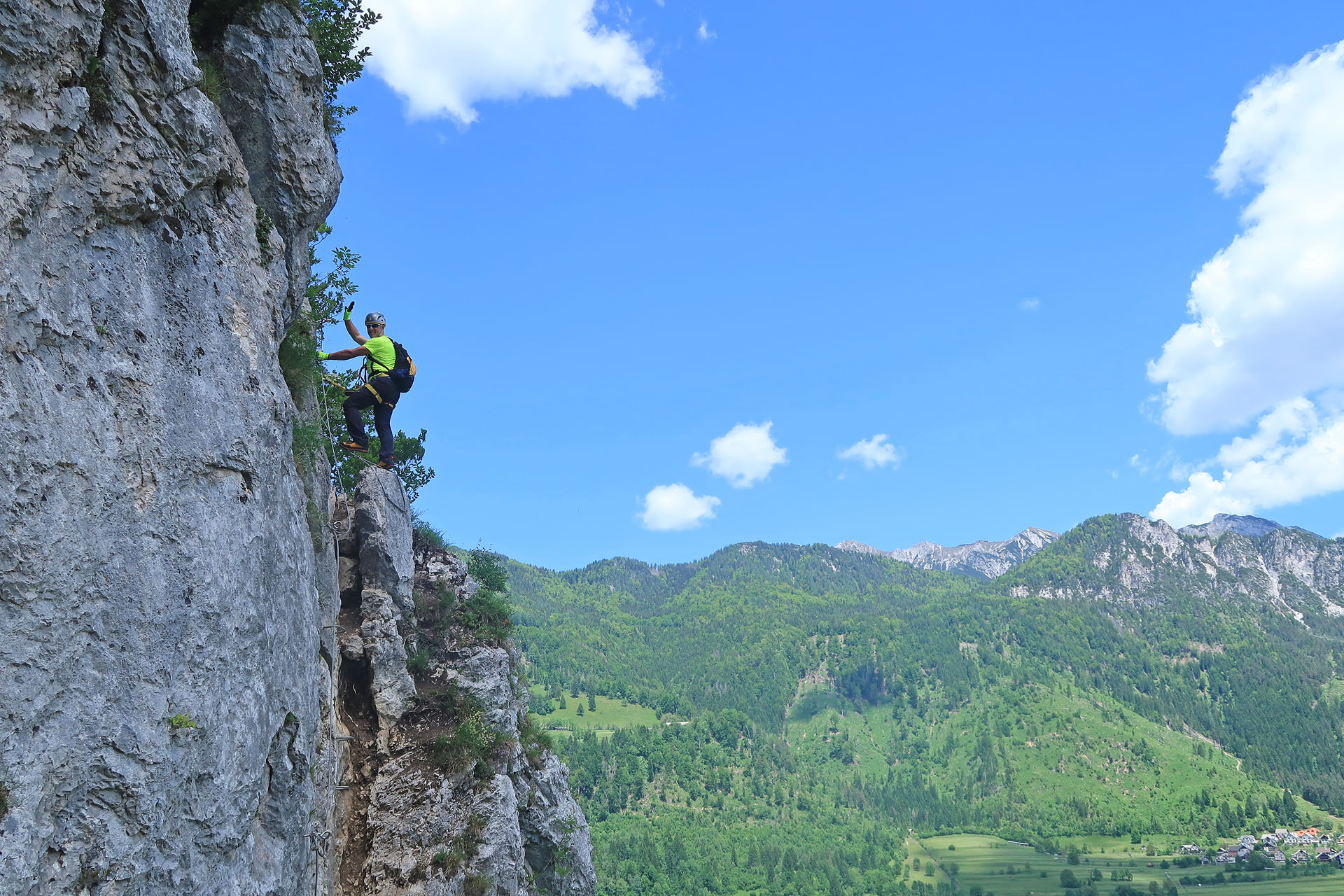 Via ferrata courses in mountaineering center Mojstrana