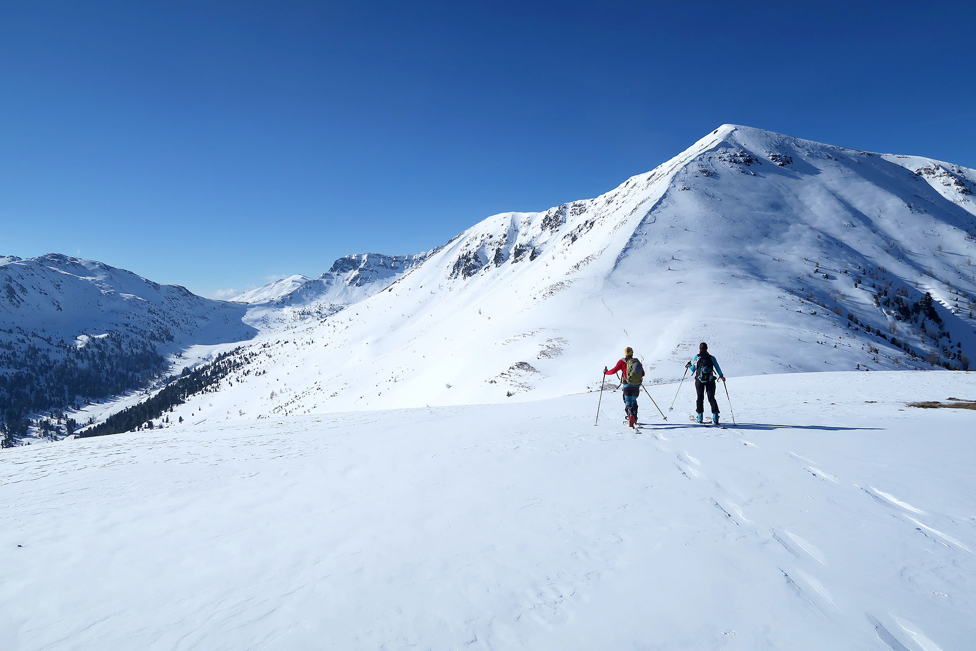 Nockberg ski touring travers guided tour