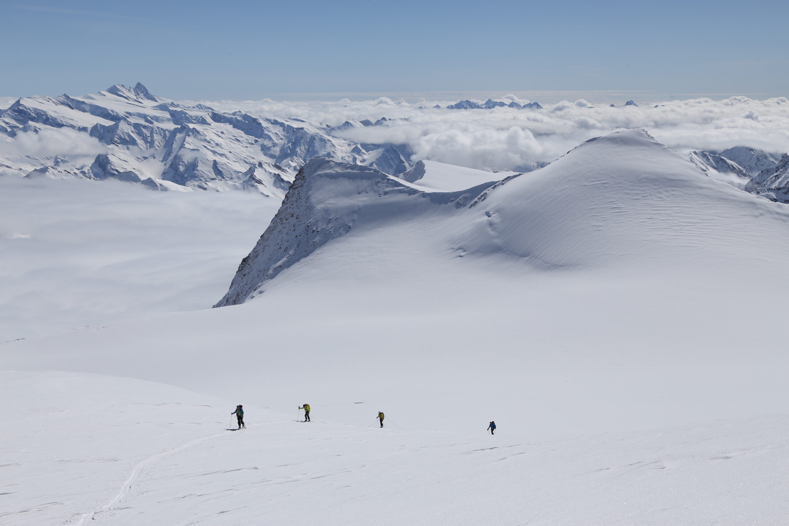 Ski touring guided tour to Grossveendiger with Kofler sports mountain guides
