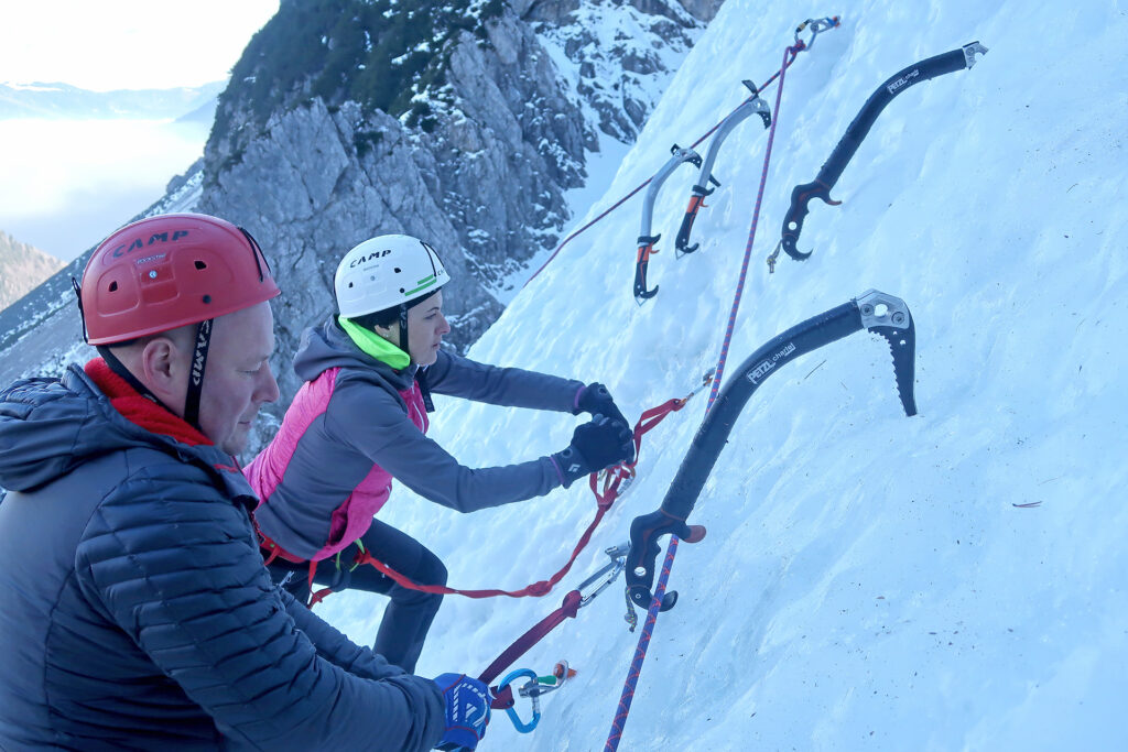 Ice climbing course for beginners in Slovenia