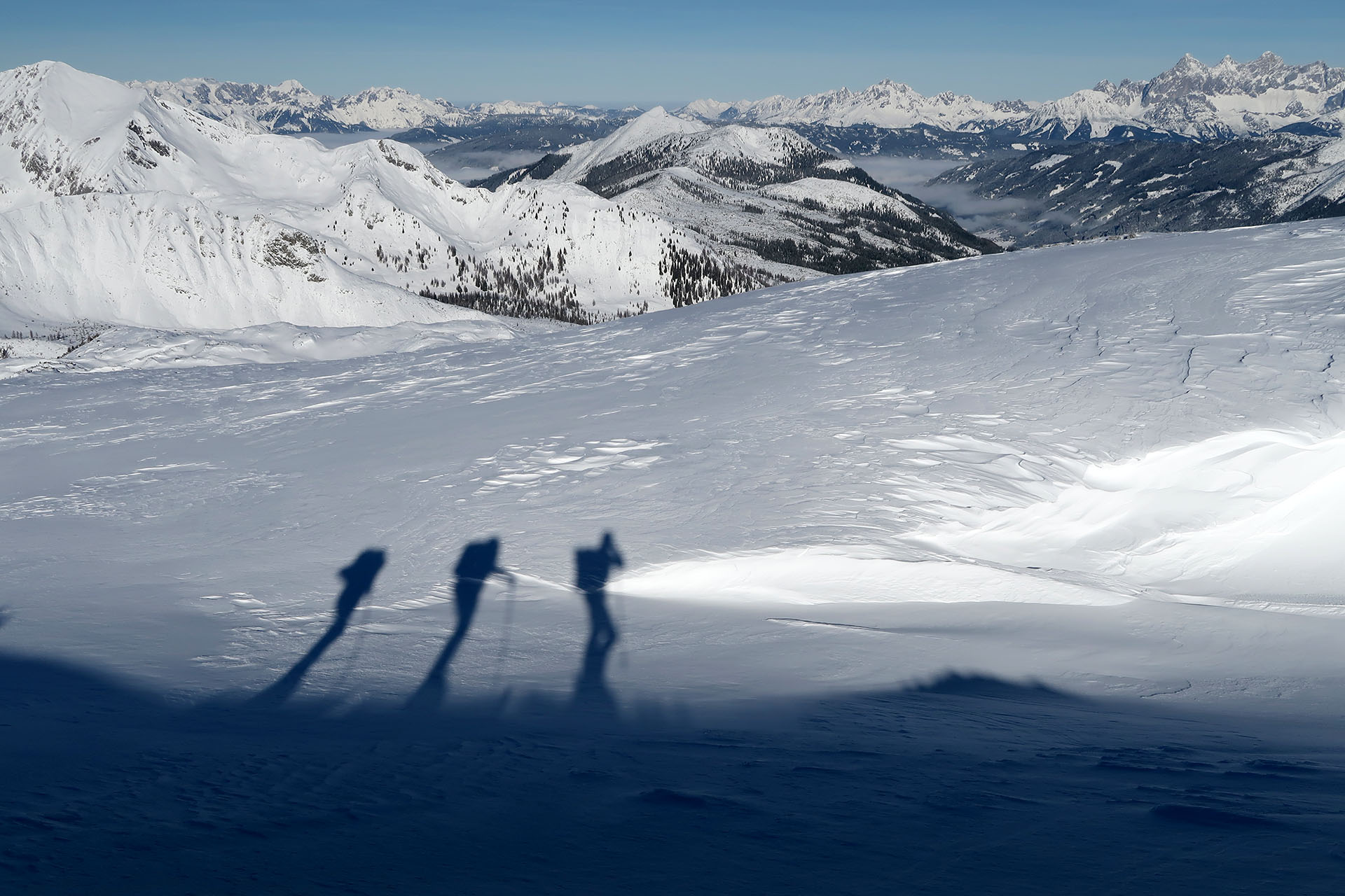 guided ski touring tours with IFMGA guides in Slovenia