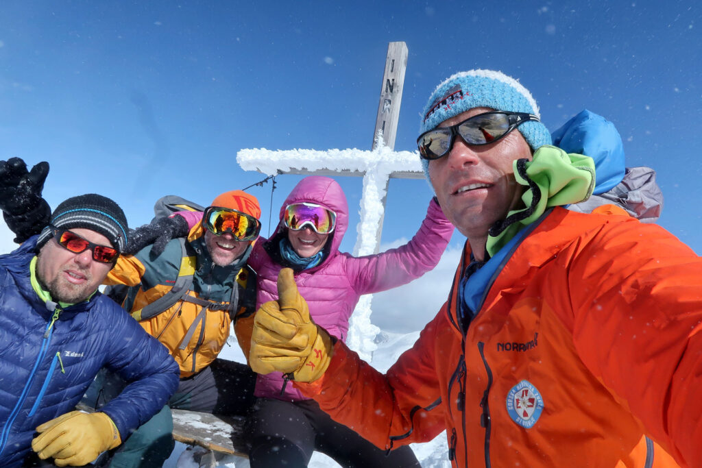 Ski touring across Nockberge region