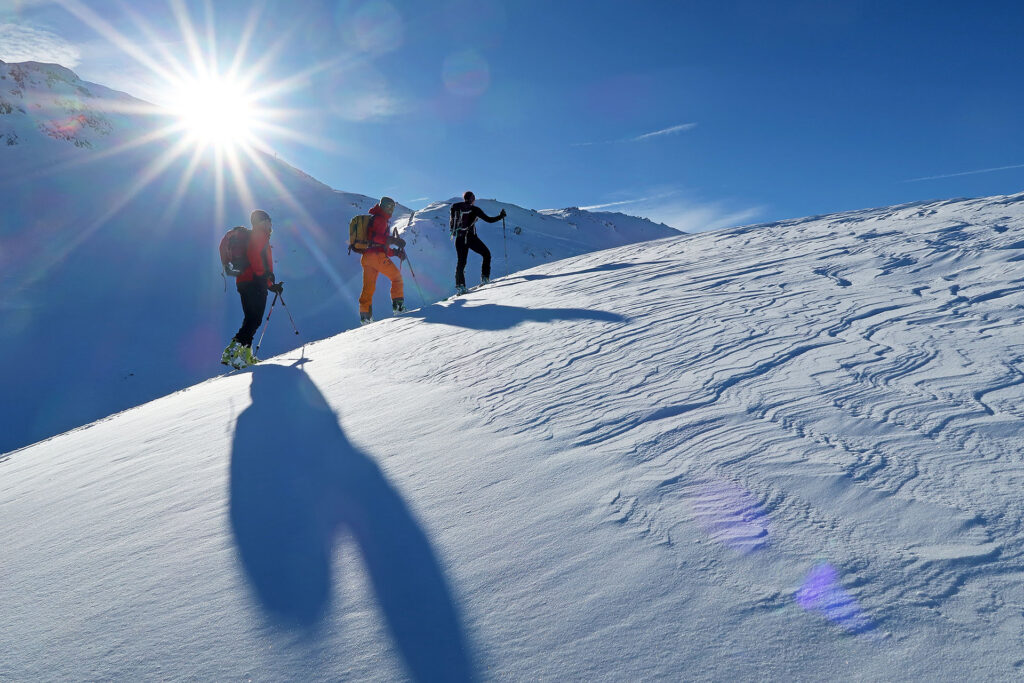 Private guided ski touring tours and trips in Slovenia, Austria and Italy