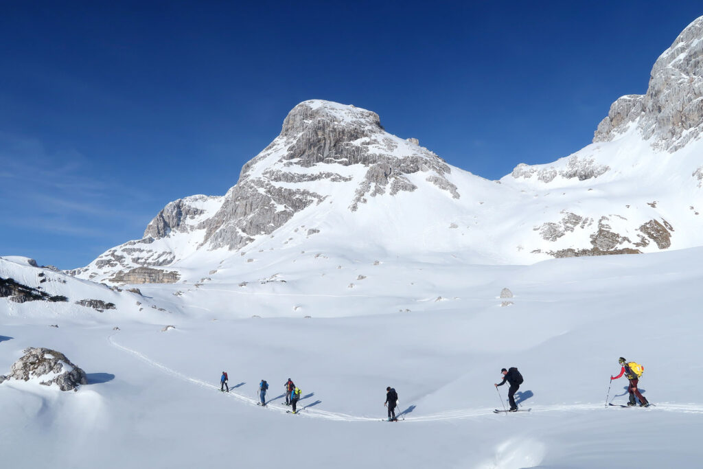 Multiday traverse trough Julian Alps to the top of Triglav
