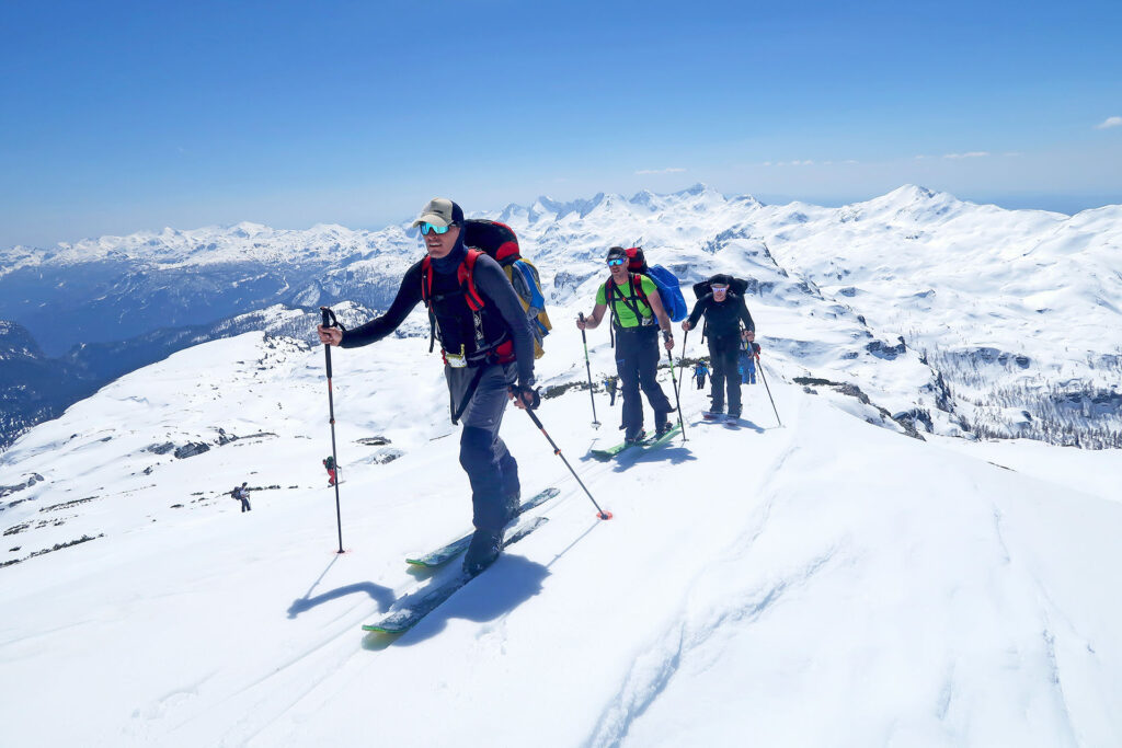 Triglav ski touring traverse in Triglav National Park