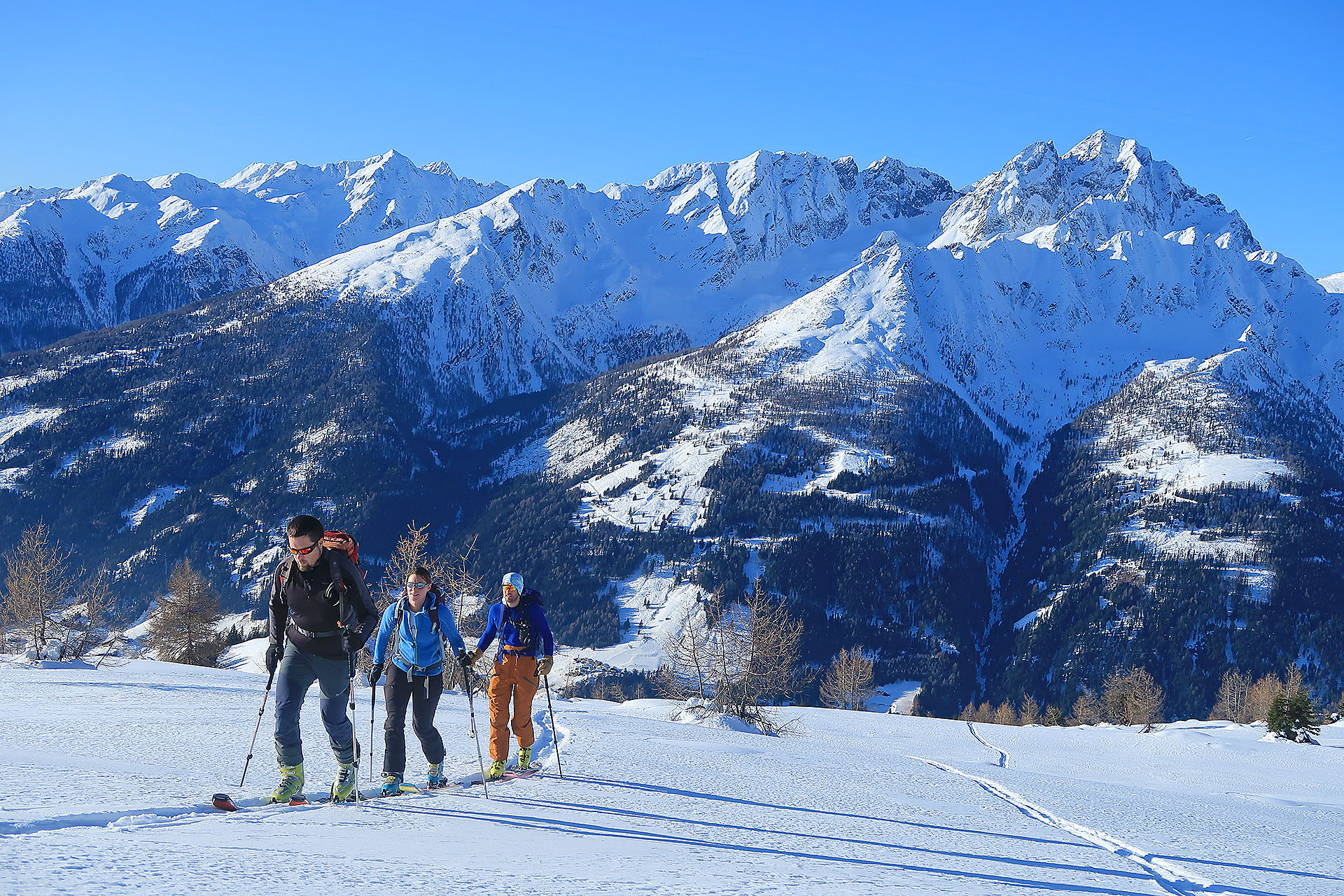 Guided ski touring tours for weekend with IFMGA guides