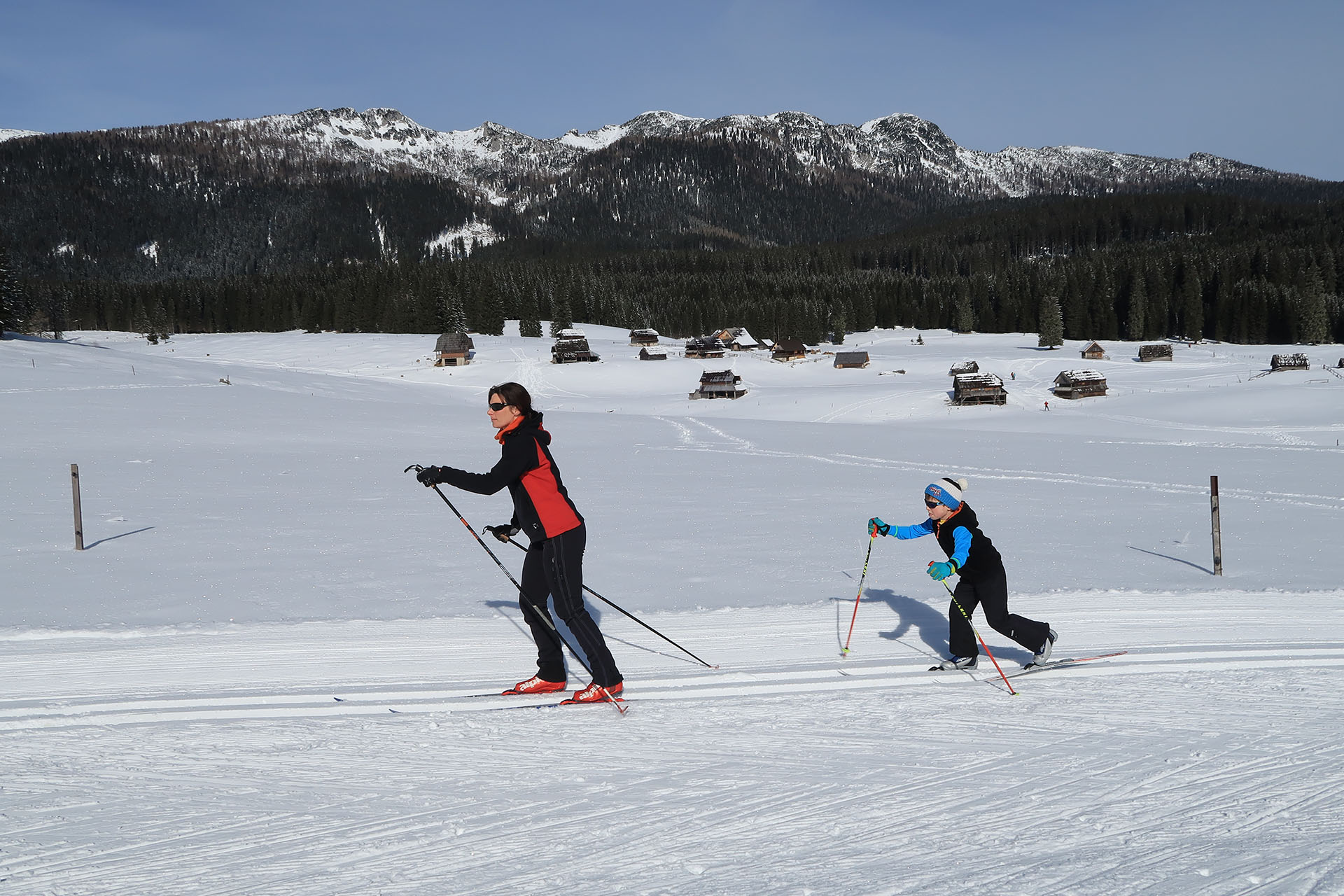 Individual cross country ski lesson in Kranjska Gora with Kofler sport