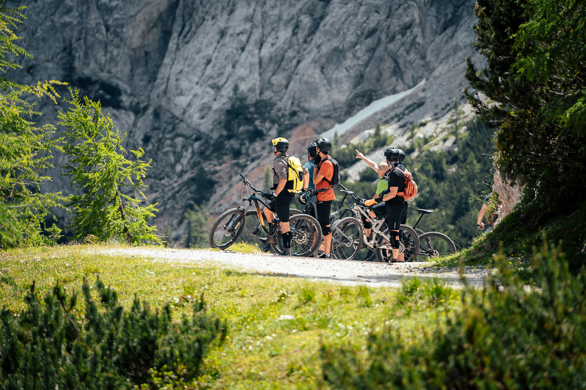 Mtb tour from Vršič pass to Kranjska Gora