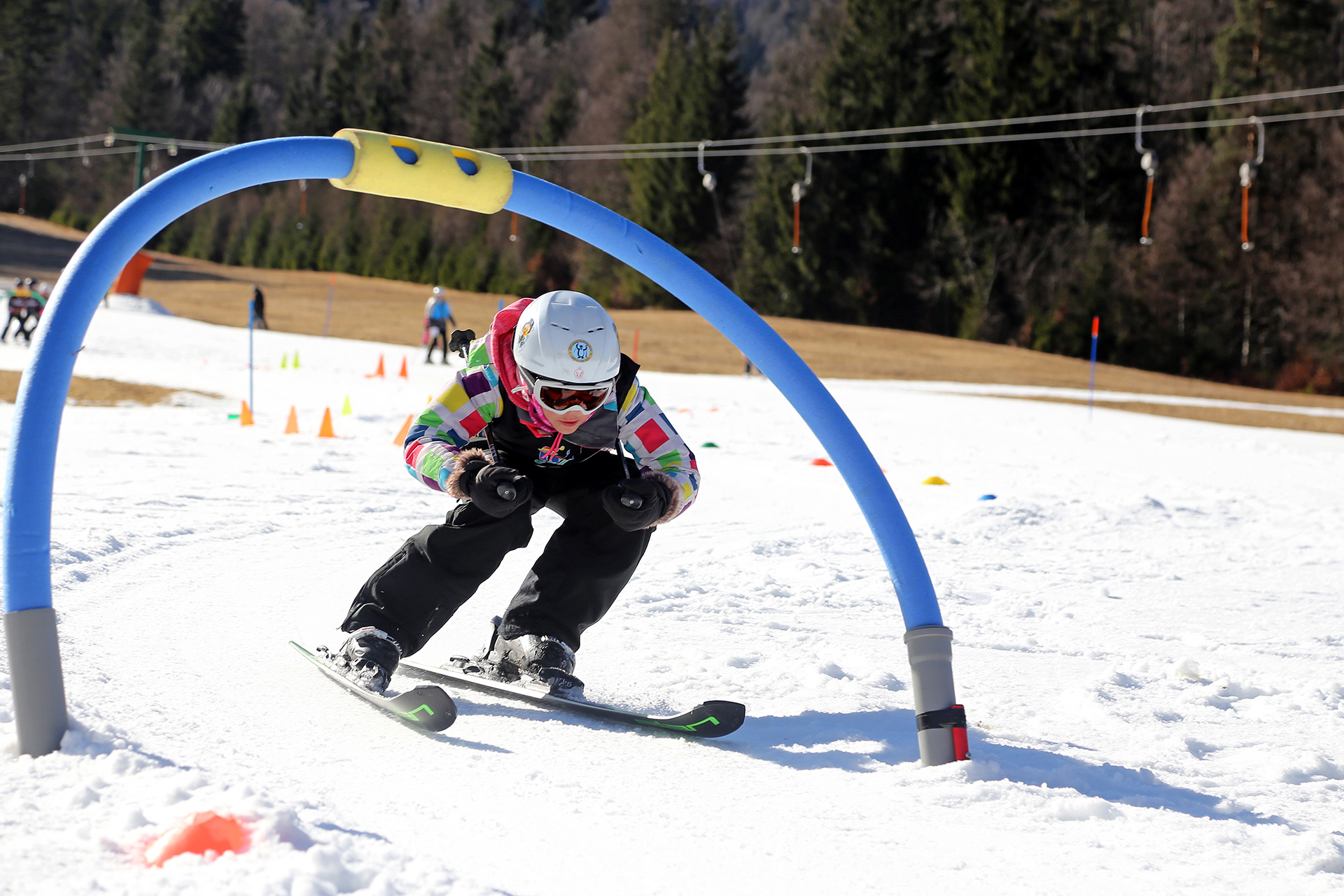 Skiing courses for children in Kranjska Gora ski resort