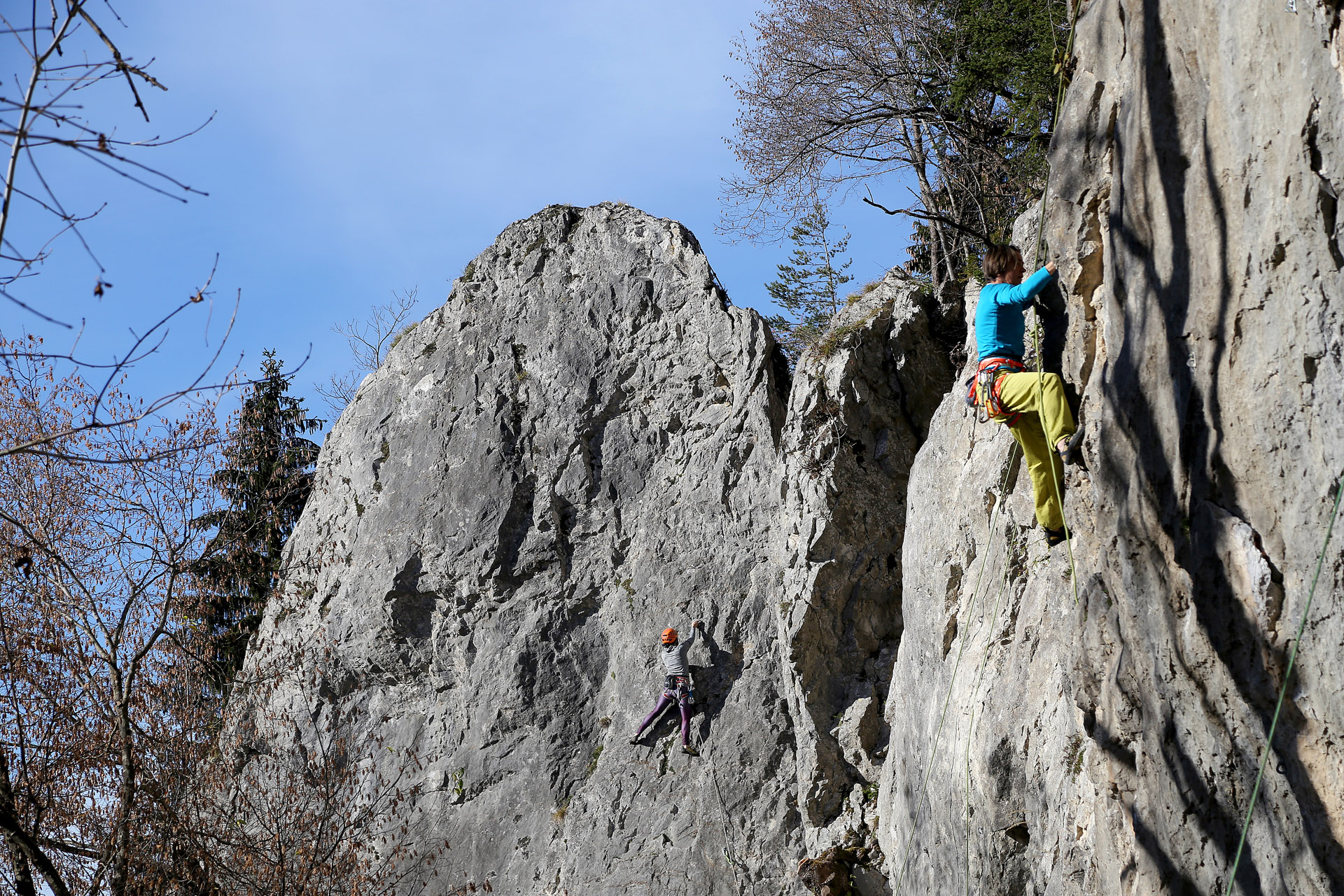 Rock climbing guided trips around Mojstrana