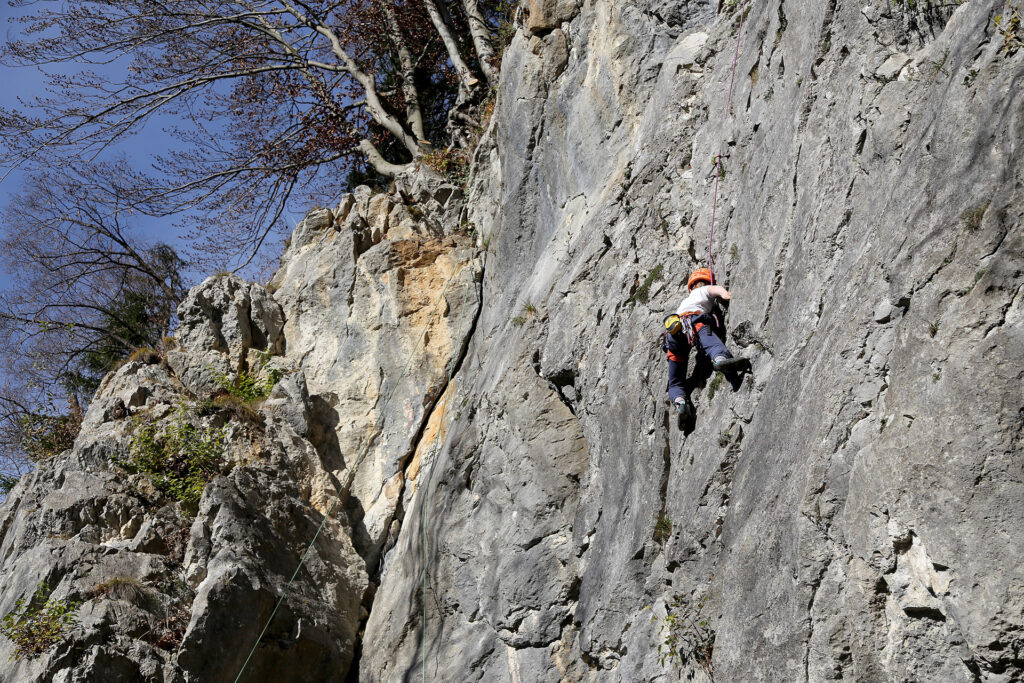 Rock climbing guided trips in Kranjska Gora 