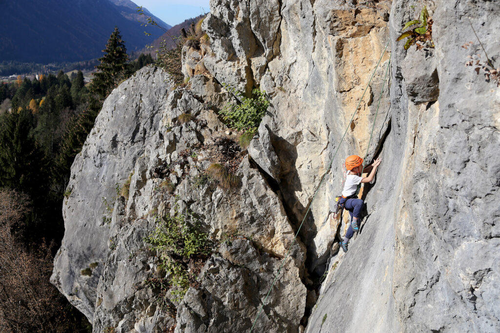 Rock climbing around Kranjska Gora for families 