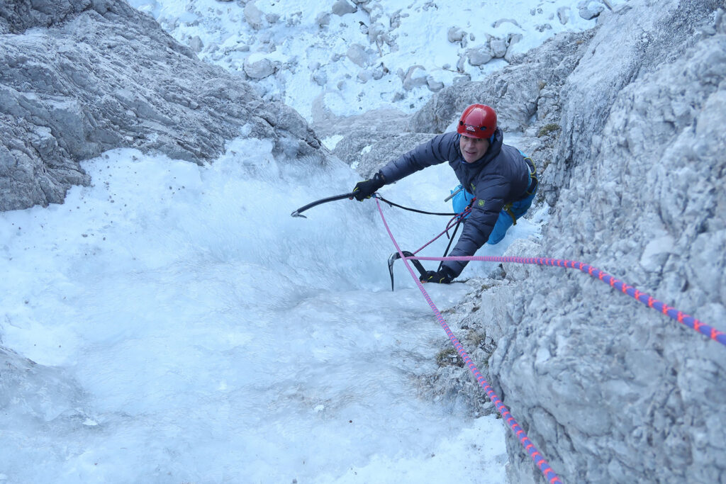 Ice climbing guided tours in Slovenia