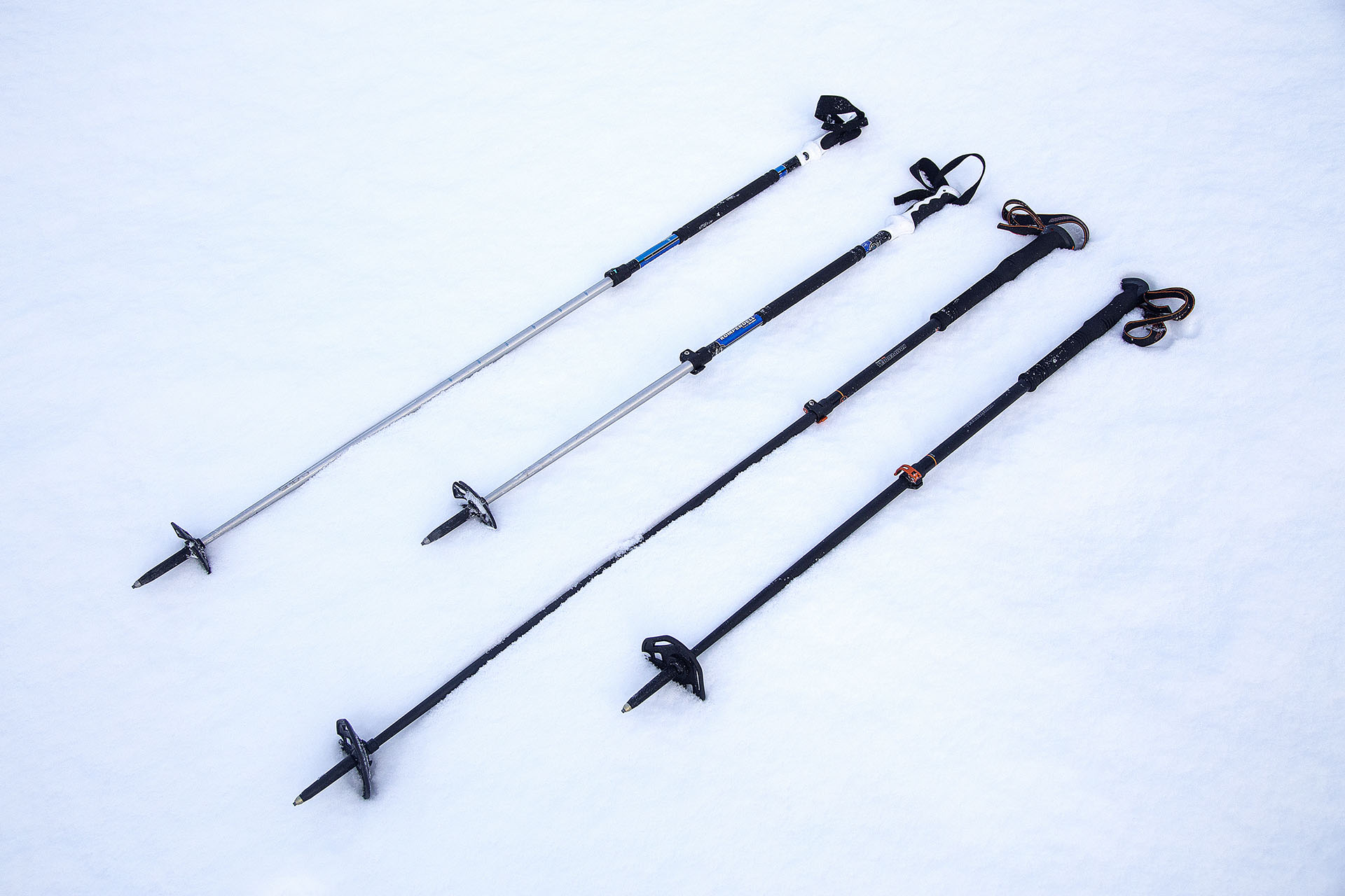 Ski poles for rent in Kranjska Gora