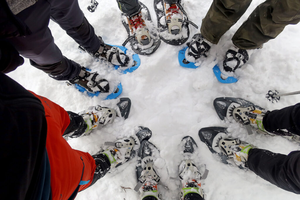 Renting snowshoes in MOjstrana - Kranjska Gora