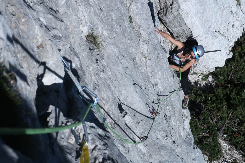 Rock climbing guided tours in Slovenian Alps