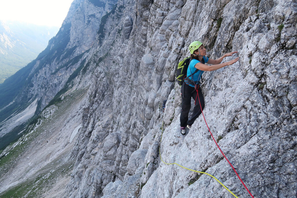 Rock climbing guided tours in Slovenian Alps