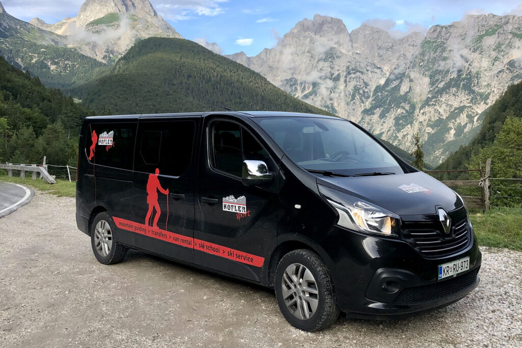 Transfers in Julian Alps and around Kranjska Gora and Mojstrana