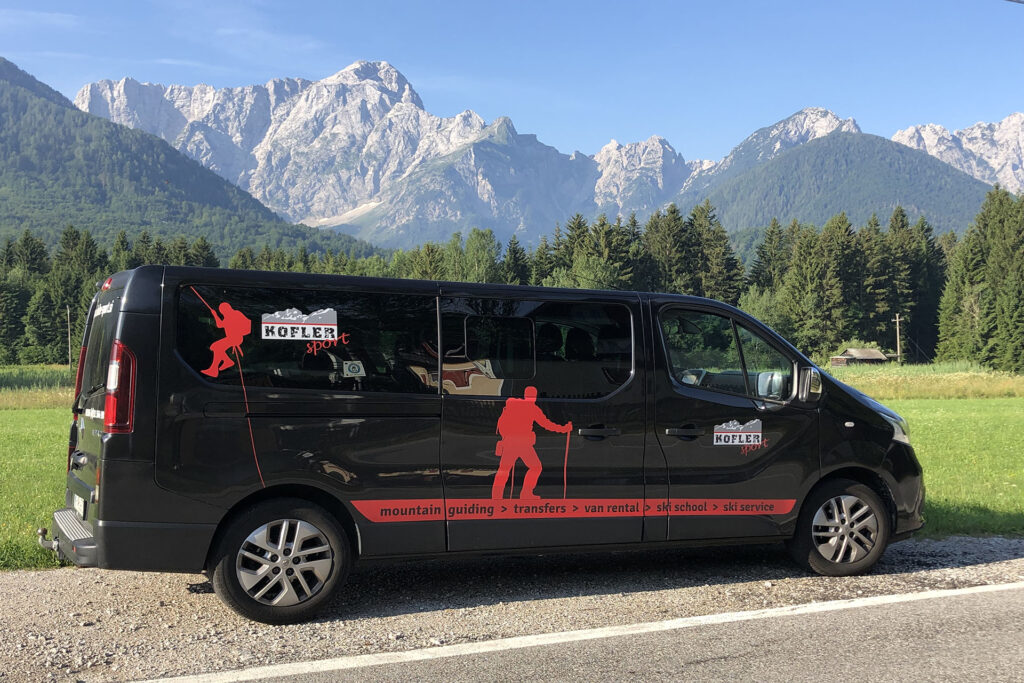 Transfers in alpine valleyes of Julian Alps and around Kranjska Gora