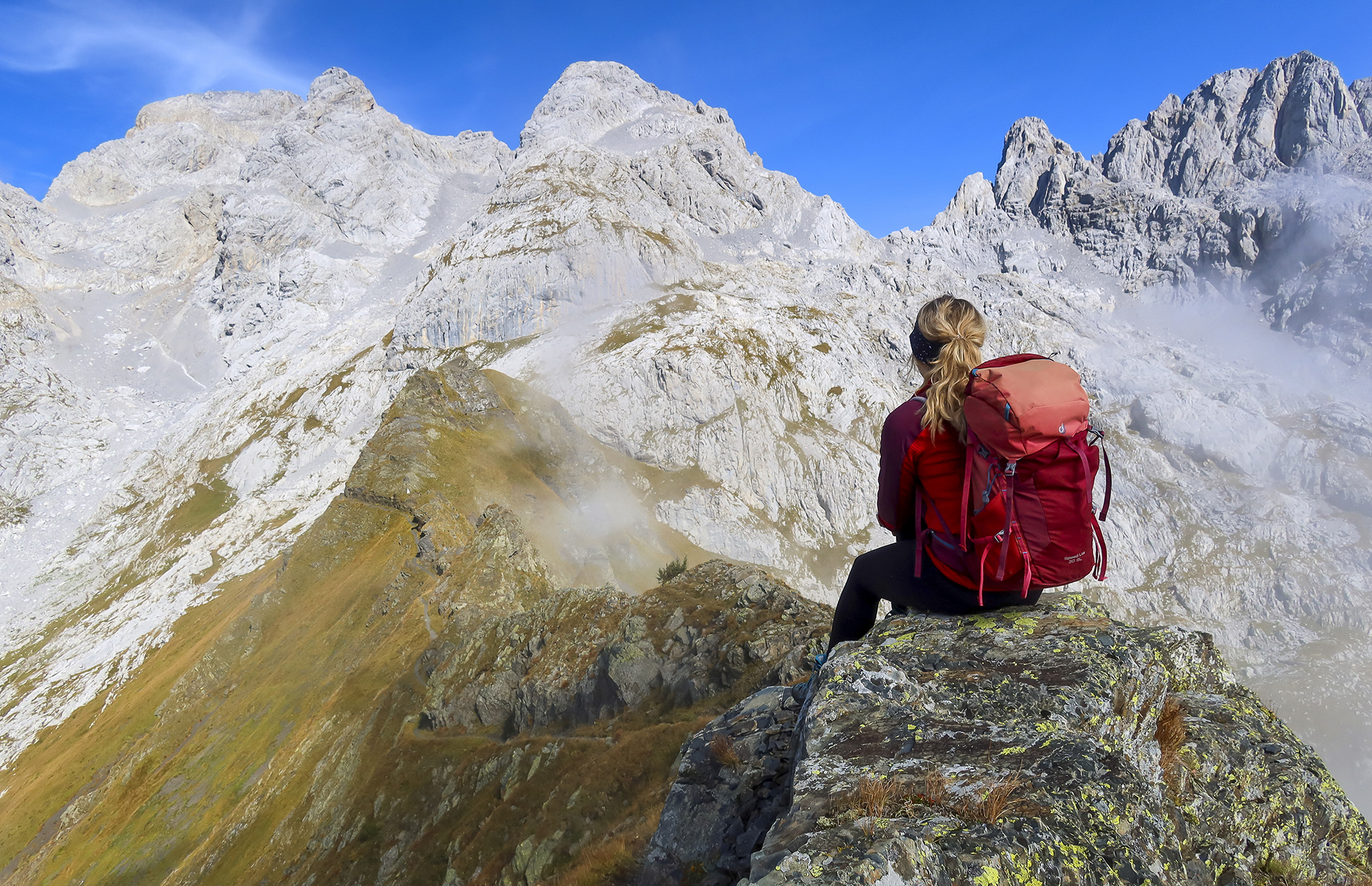 Highest peak of Carnic Alps - Mt. Coglians or Hohe Warte