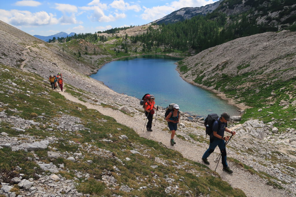 Multi day hiking trip trough the valley to the top of Triglav