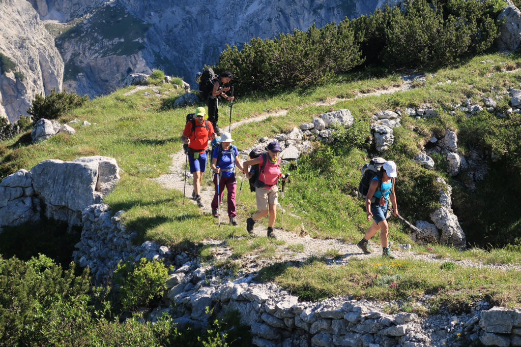 Multi day hiking tour to explore the Julian Alps