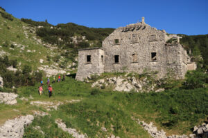 Trekking across Julian Alps