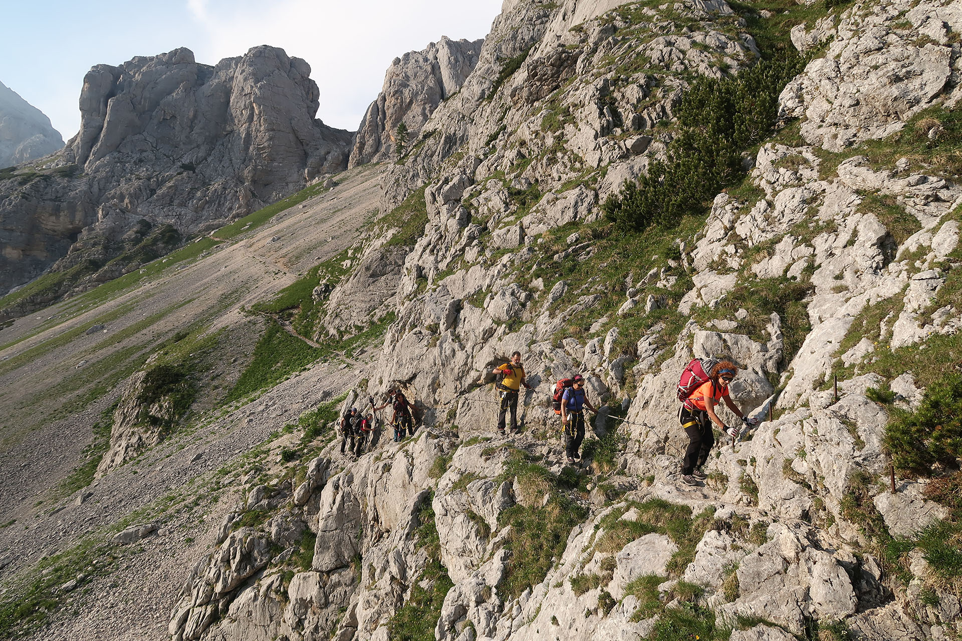 Trekking across Julian Alps with ascent to Triglav