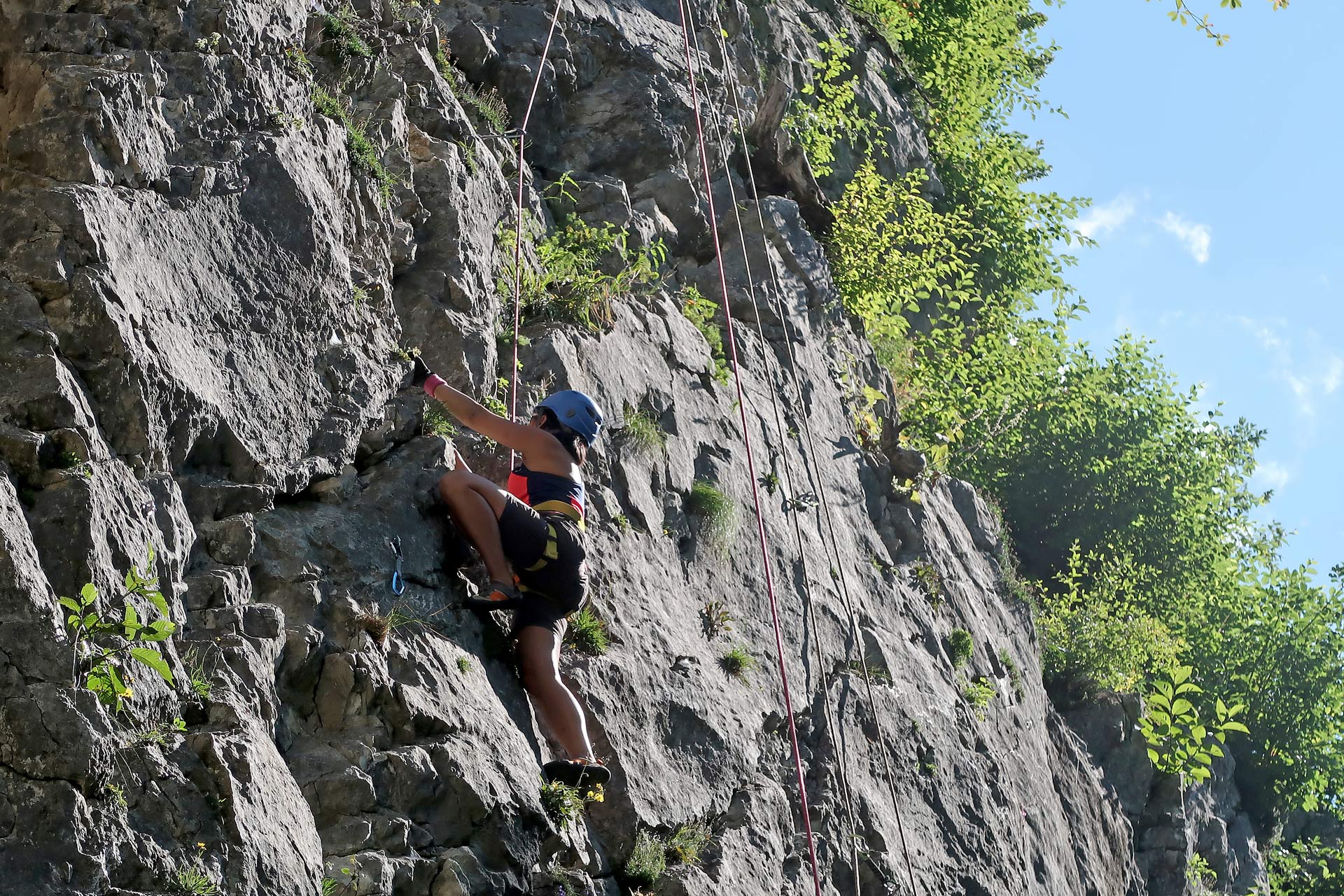 Vodenje športnega plezanja v okolici Kranjske Gore