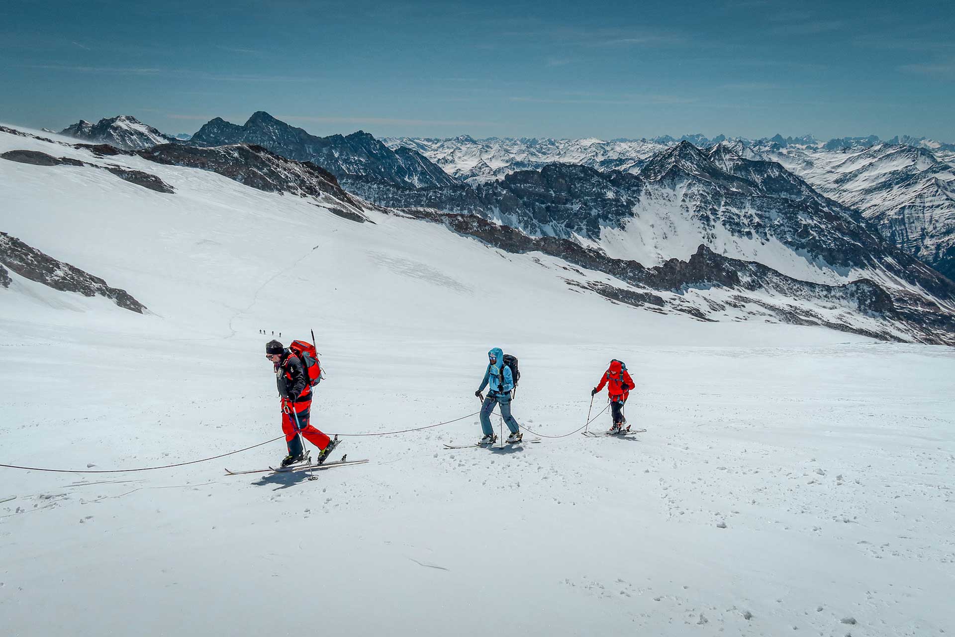Ski touring guided tour to Grossveendiger with Kofler sports mountain guides