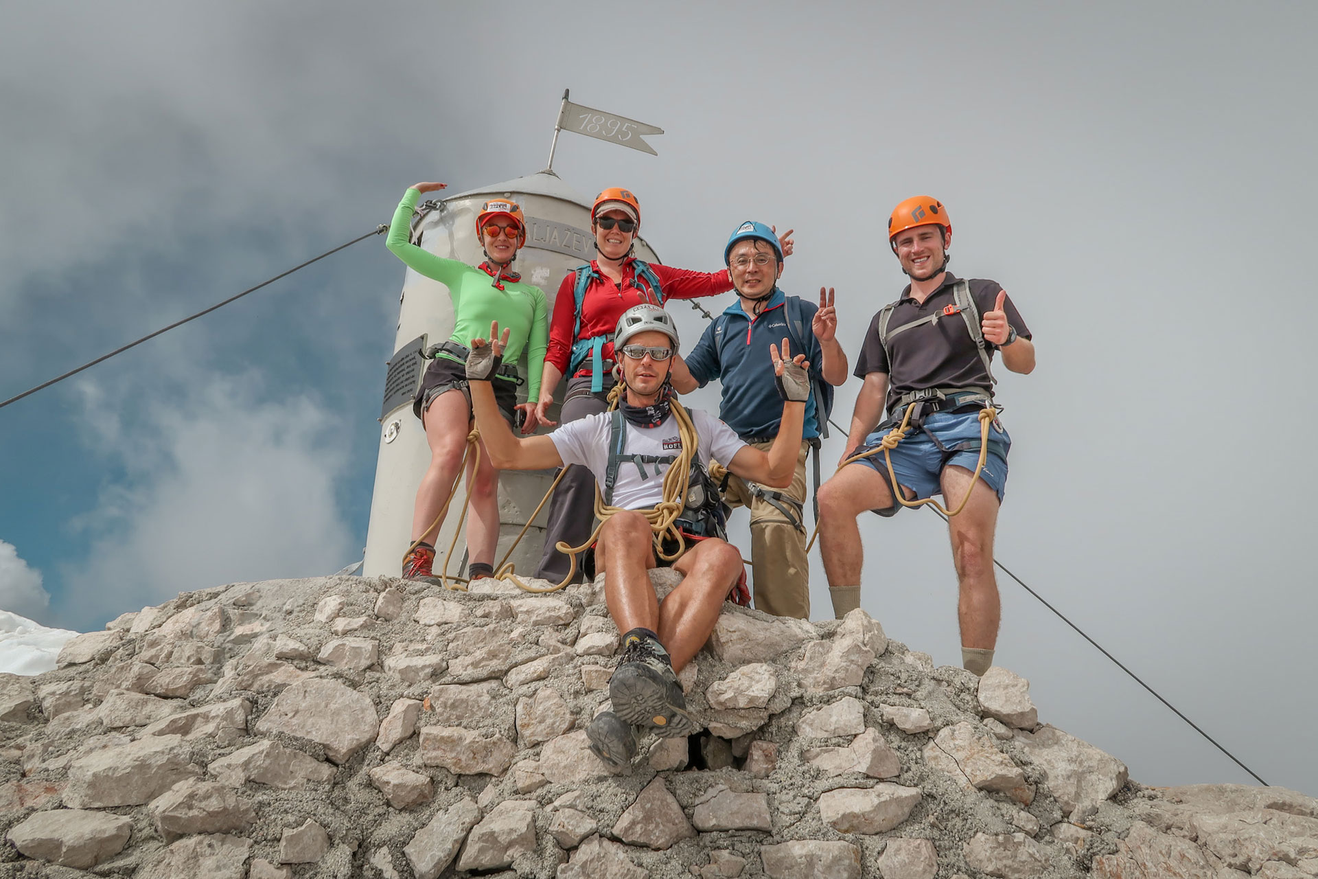 Trekking across Julian Alps with ascent to Triglav