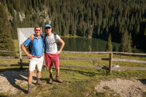 Trekking trough the valley of the seven lakes