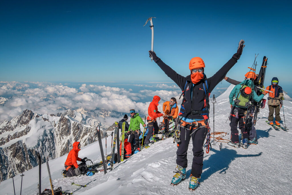 Smučanje iz vrha Evrope - Mont Blanca