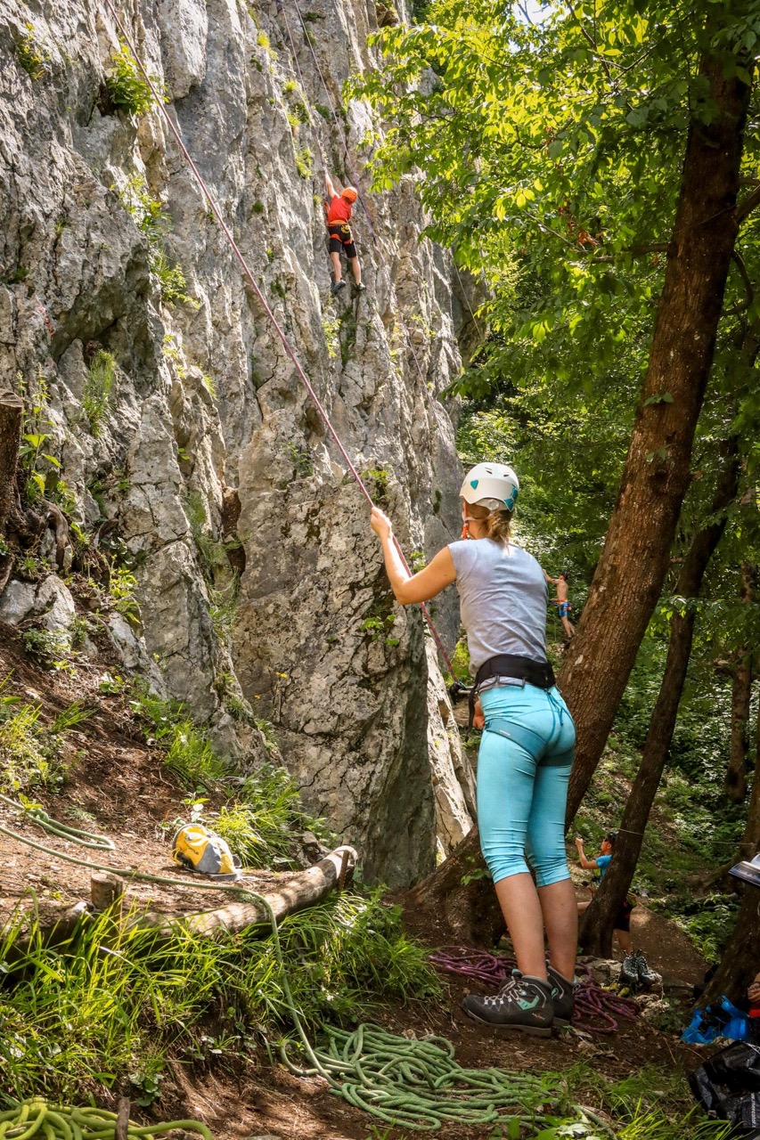 Basics of sports climbing.